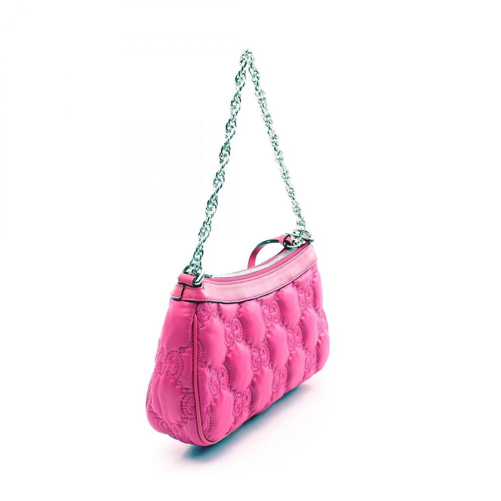 Gucci 2way Leather Matelasse GG Pink Handbag